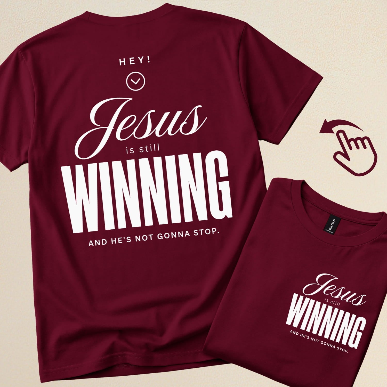 Jesus is still winning and He's not gonna stop! | Christian T-shirt