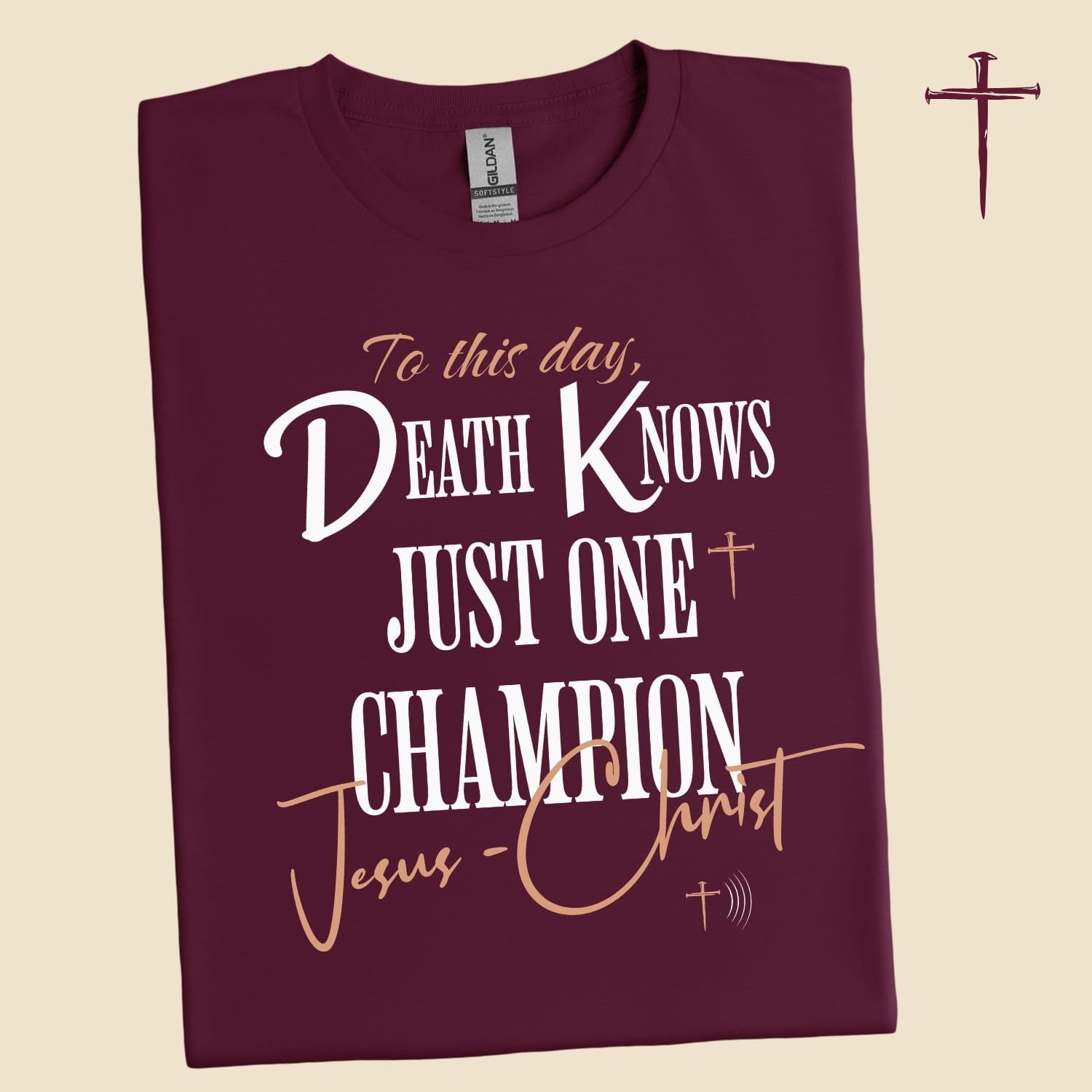 To this day, Death knows Just One Champion: Jesus-Christ | Unisex T-Shirt