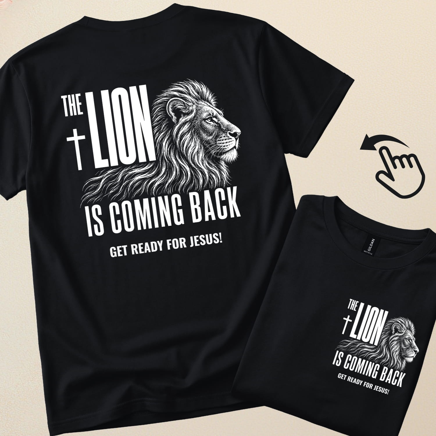 The lion is coming back. Get Ready for Jesus. | Christian T-Shirt
