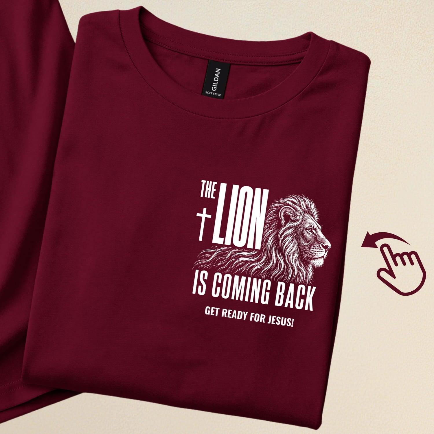 Jesus is King, The Alpha and The Omega, The Undefeated Lion... | Christian T-Shirt