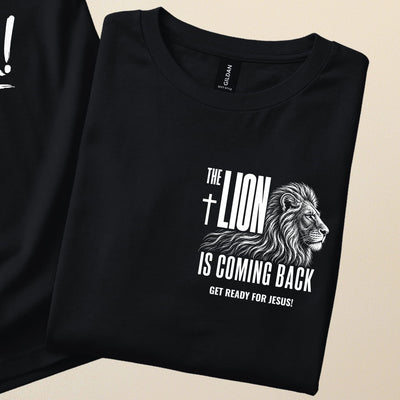 Jesus is King, The Alpha and The Omega, The Undefeated Lion... | Christian T-Shirt