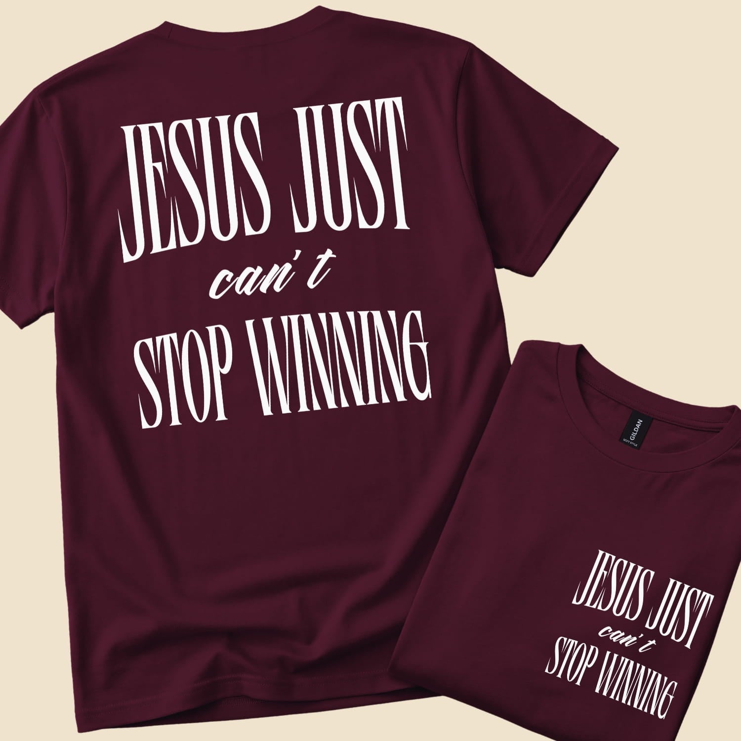Jesus Just Can't Stop Winning  | Unisex T-Shirt
