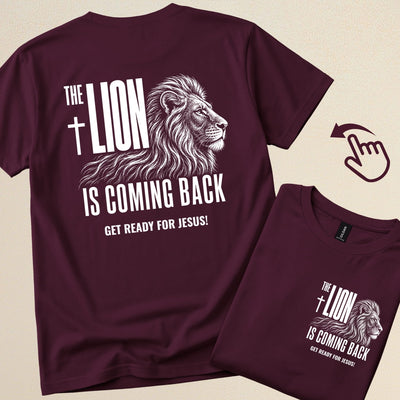 The lion is coming back. Get Ready for Jesus.