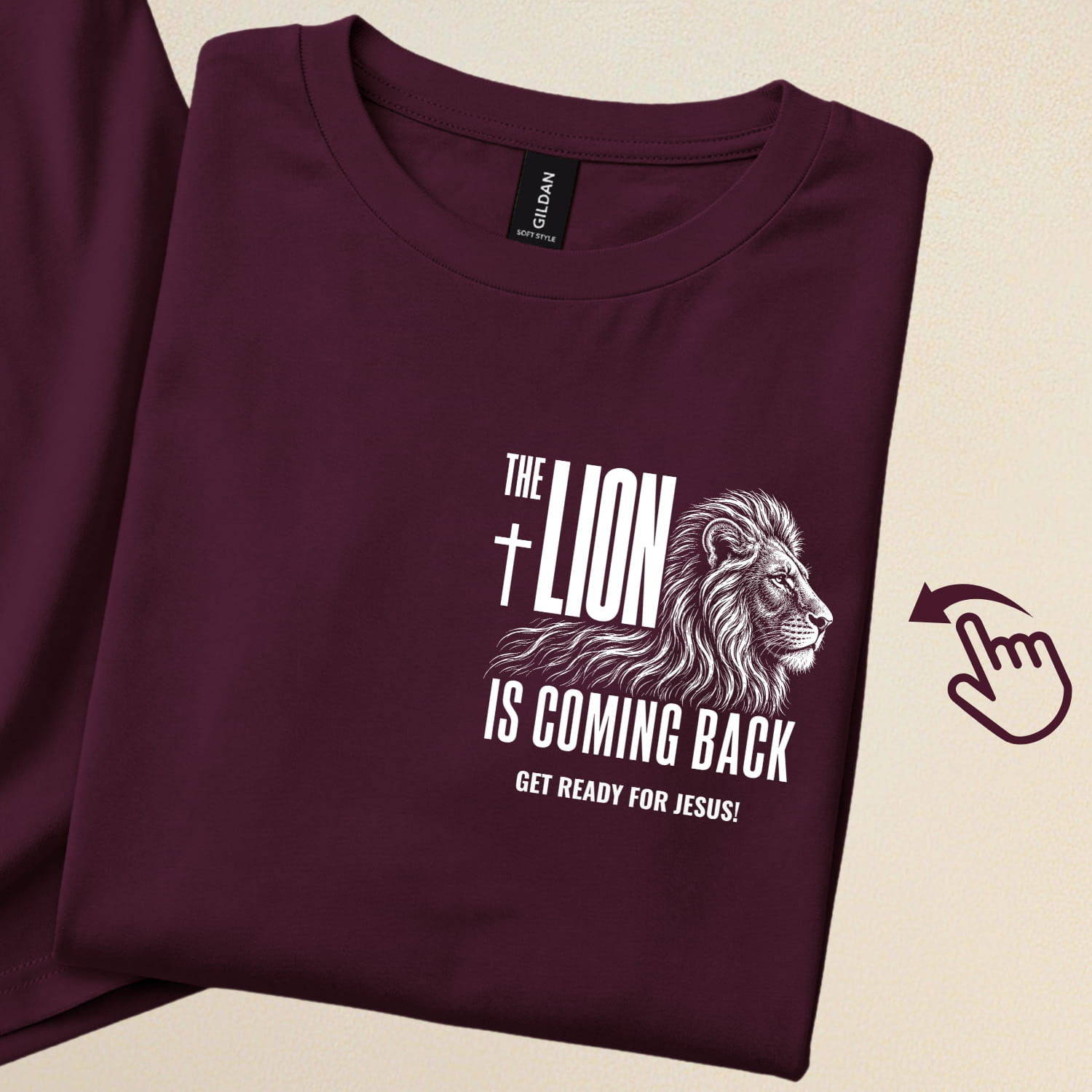 Jesus is King, The Alpha and The Omega, The Undefeated Lion... | Christian T-Shirt